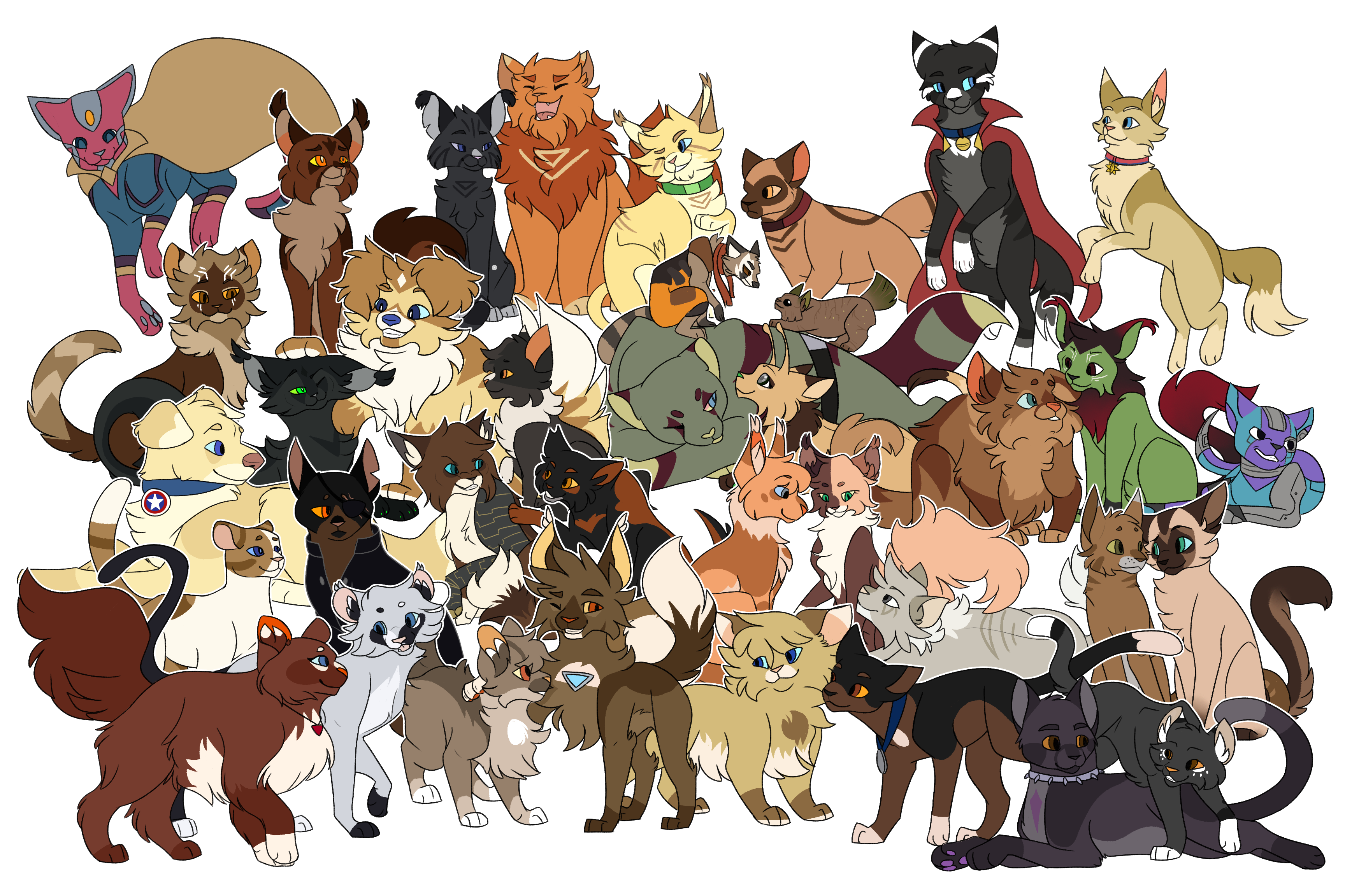 MCYT Warrior Cats AU 2 by aoifehorse on DeviantArt