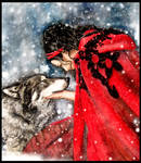 Amy Lee Wolf's Snow by ZhaoT