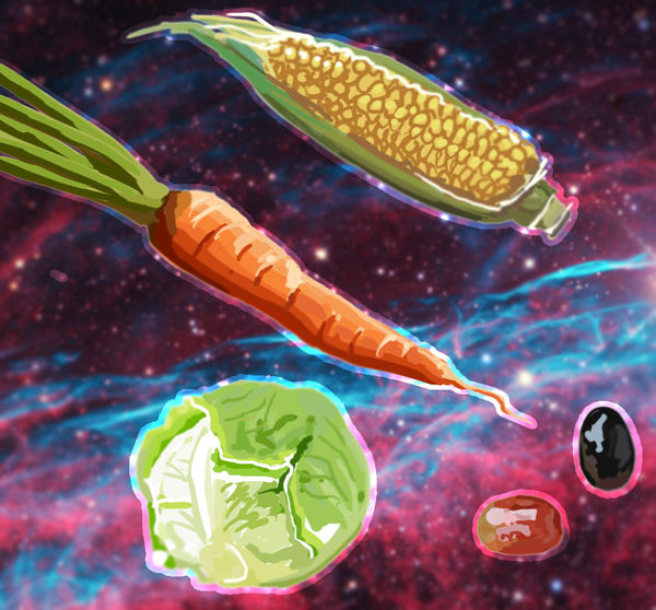 vegetables in space by Nin-kaii on DeviantArt