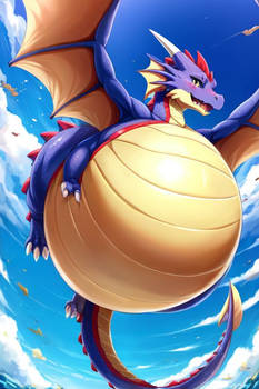 Inflated Flying Dragon