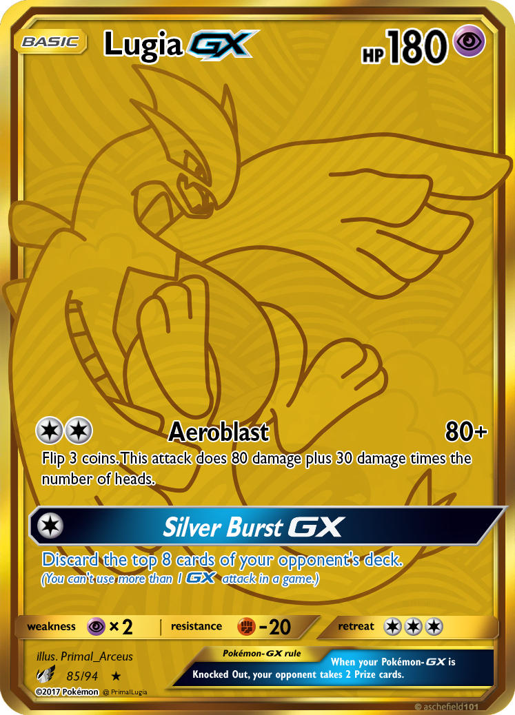 golden lugia pokemon card Amazon.com: Lugia Vstar 211/195- Silver Tempest - Full Art
