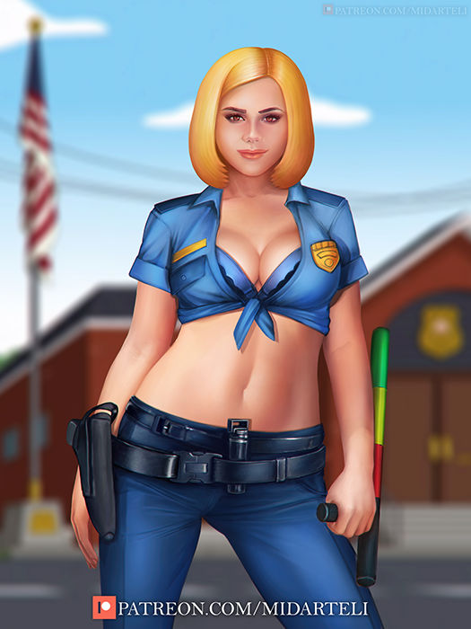 Gina Jabowski (Paradise P.D.) by Midarteli on DeviantArt Gina Jabowski (Paradise P.D.) by Midarteli on DeviantArt