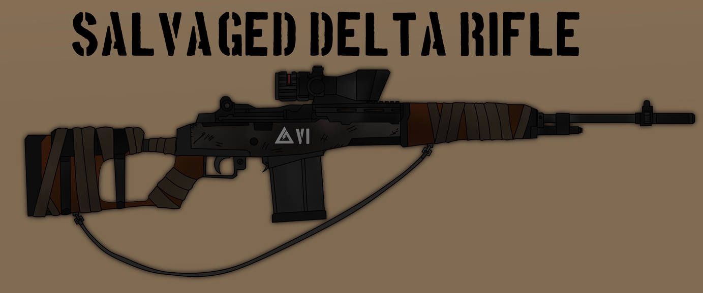 Salvaged Delta Rifle v.2 by Qwertymalcolm67 on DeviantArt