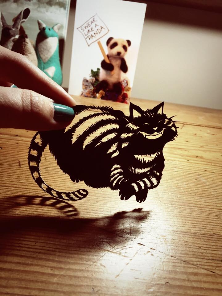 Cheshire Cat - Original Papercut