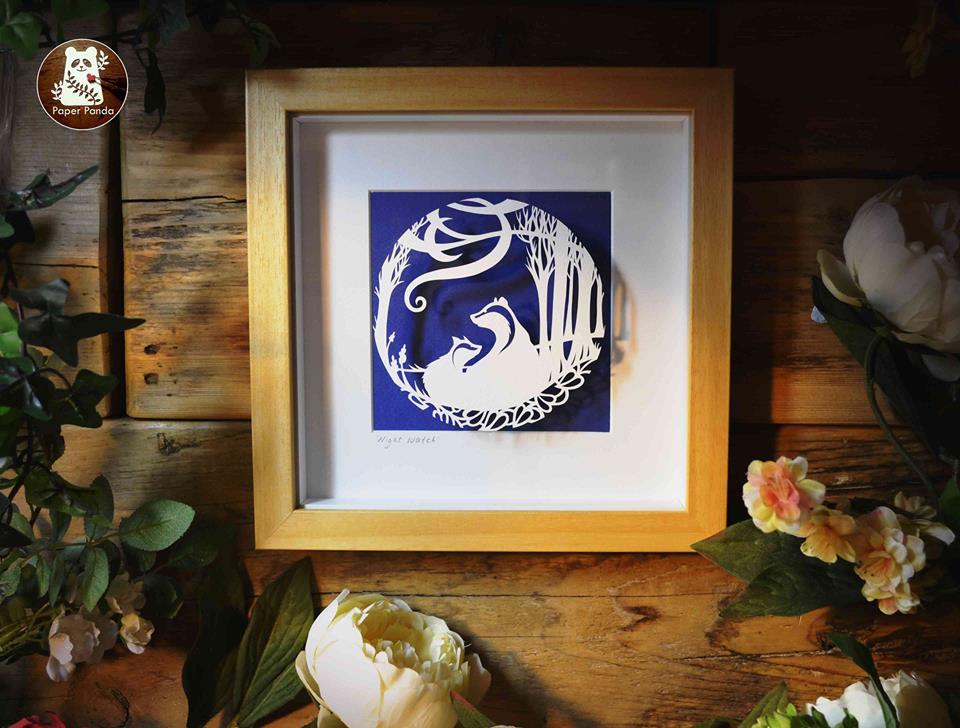 Night Watch - Original Paper Panda Papercut