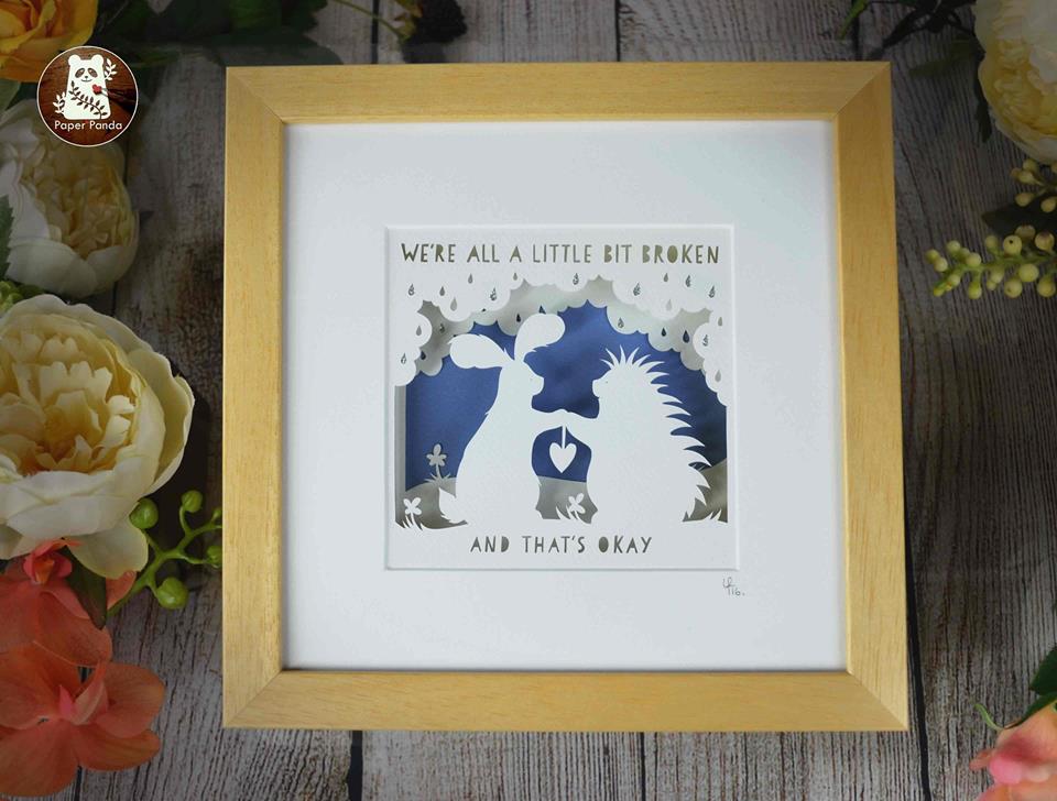 We're All A Little Bit Broken - Original Papercut