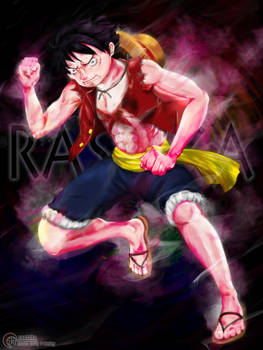 Fanart luffy HD - second gear