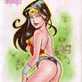 WONDER WOMAN cartoony  art by RODEL MARTIN