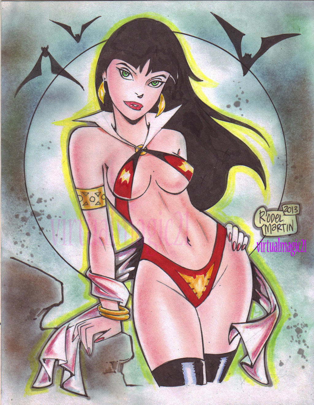 VAMPIRELLA by RODEL MARTIN ( 08172013C)