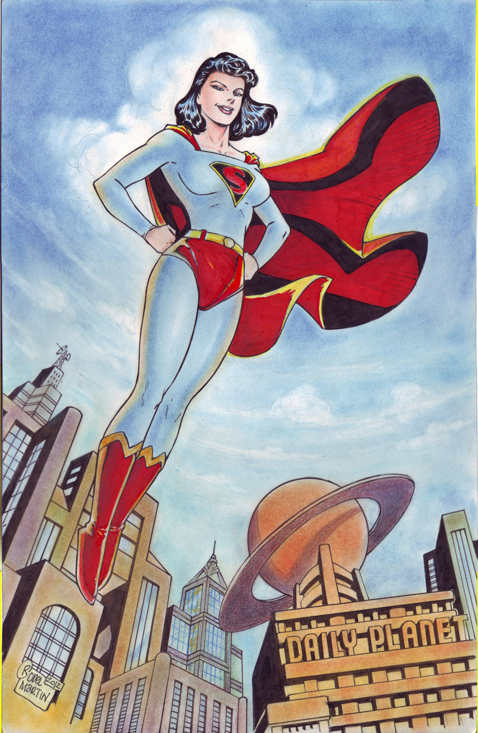 LOIS LANE as SUPER WOMAN by RODEL MARTIN (0722014)