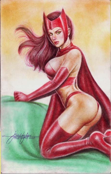 Scarlet Witch by MarceloSilvaArt on DeviantArt