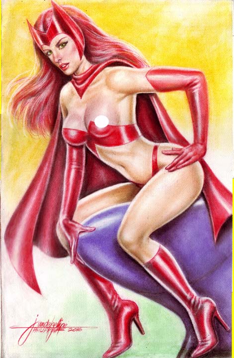 Scarlet Witch by MarceloSilvaArt on DeviantArt