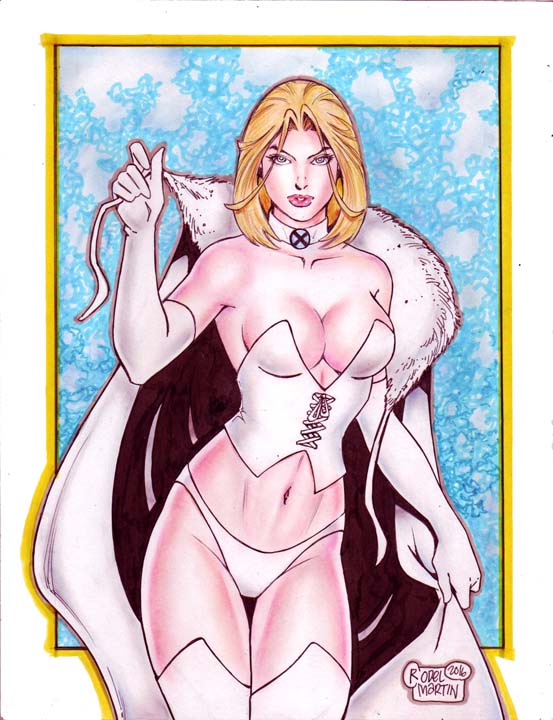 EMMA FROST WHITE QUEEN by RODEL MARTIN (12132016)B