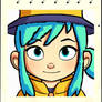 Blue Haired Hat Kid