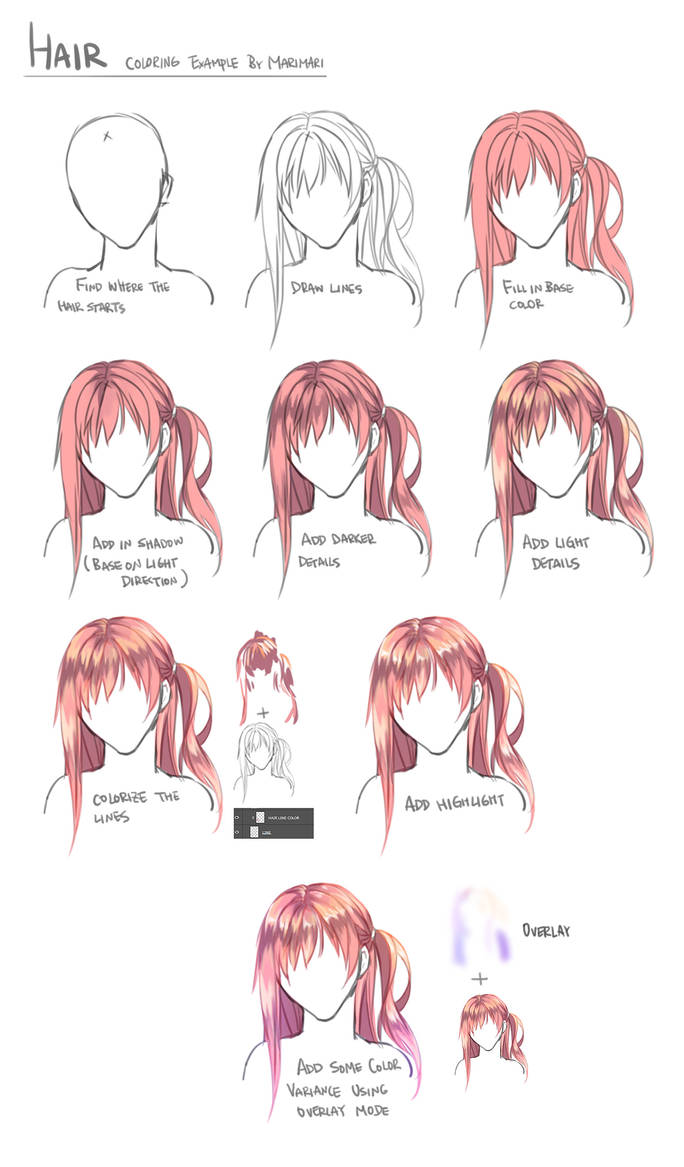 Hair Coloring Tutorial by Marimari999 on DeviantArt