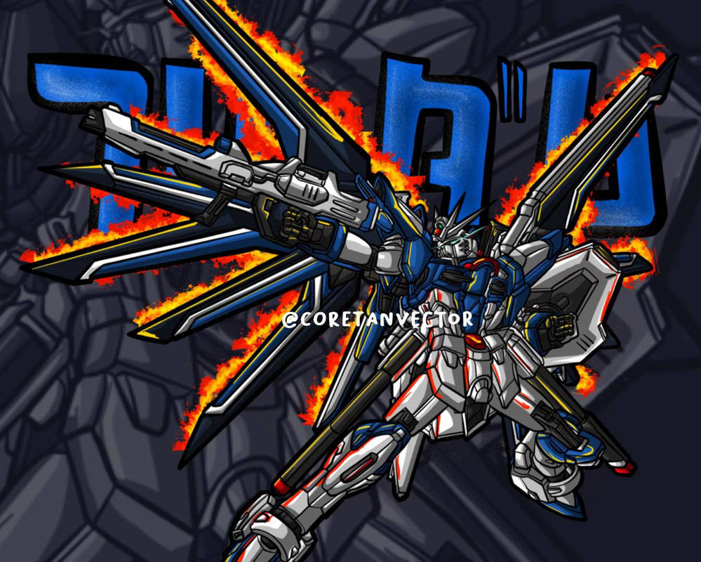 RISING FREEDOM GUNDAM ! by coretanvector21 on DeviantArt