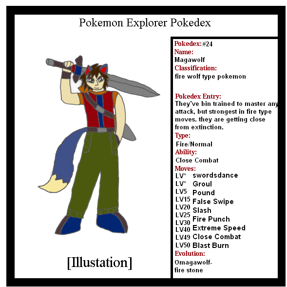 Pokedex 24 Magawolf