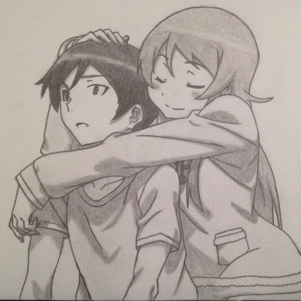 Kirino and Kyousuke from Oreimo! by caickmil on DeviantArt