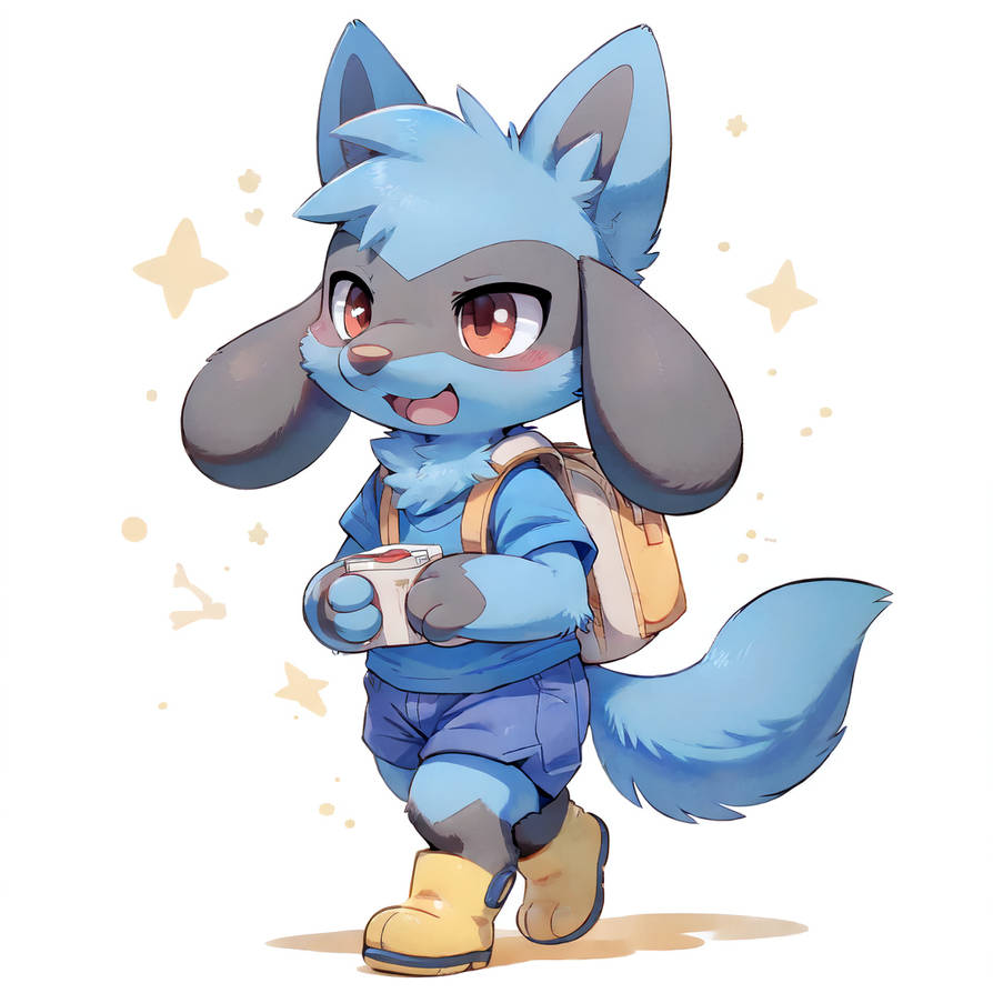 Pokemon Ril Pokegarden Riolu by ZeinDarkuzss on DeviantArt
