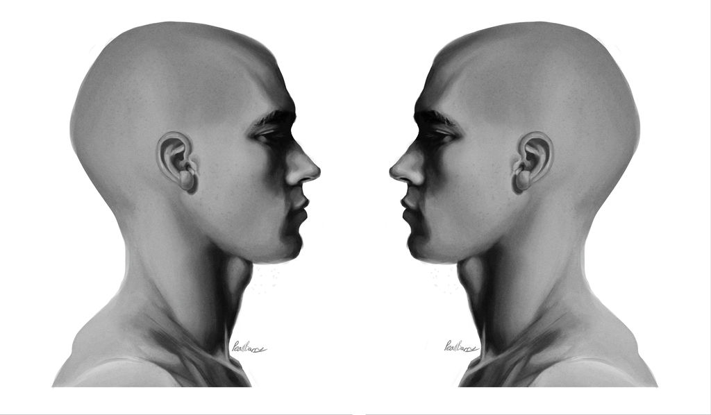 Double head study by PearlyBones on DeviantArt