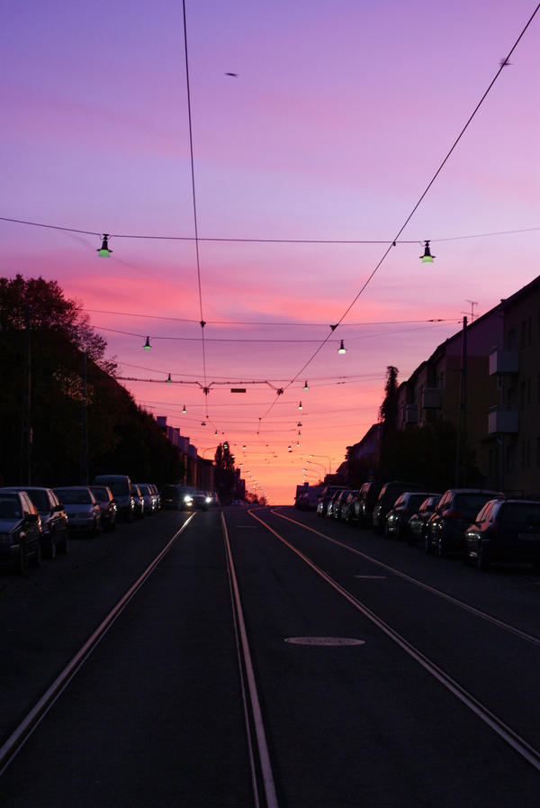 Sunset in Norrkoping