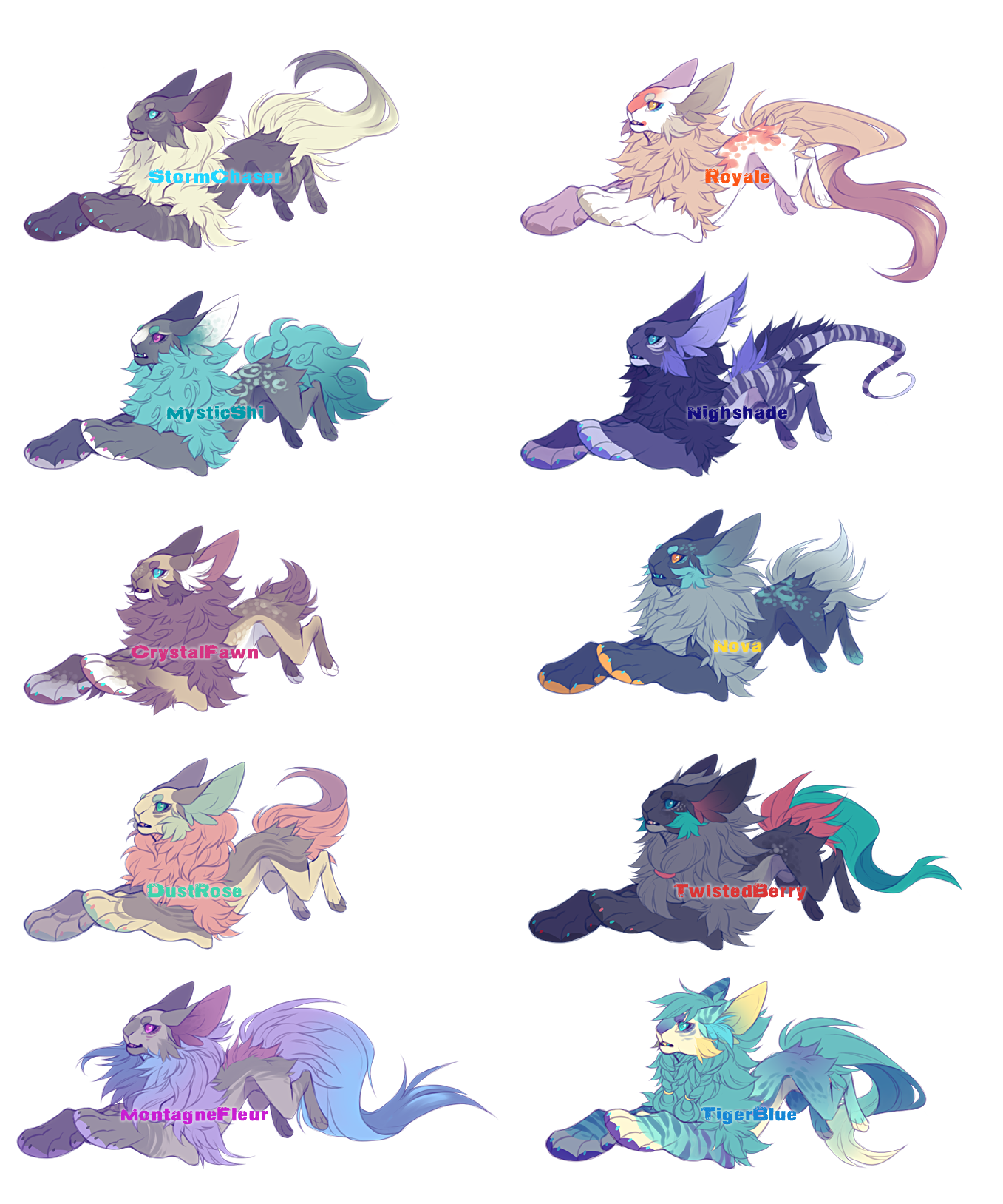 New Yevren Adoptables! (closed)