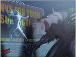 Sabrewulf Screen Punch - 1/1