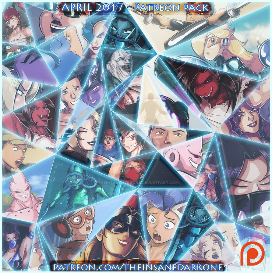 Patreon - April 2017 pack now available! by TheInsaneDarkOne on DeviantArt