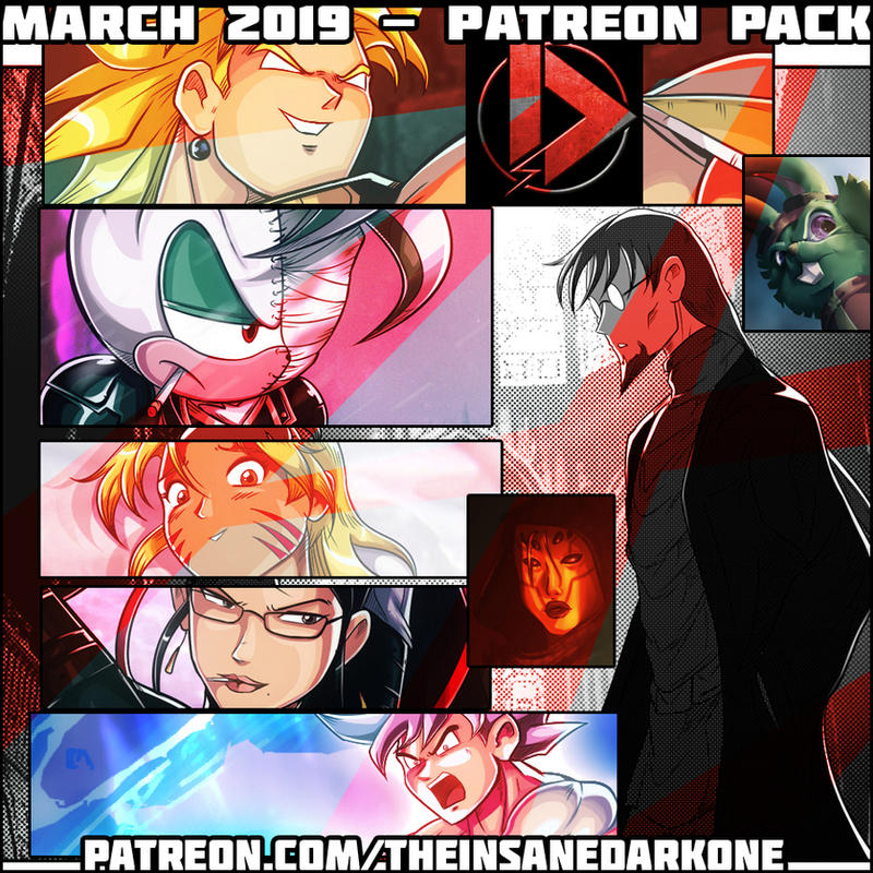 Patreon March 2019 pack now available! by TheInsaneDarkOne on DeviantArt