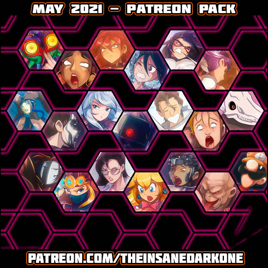Patreon May 2021 pack now available! by TheInsaneDarkOne on DeviantArt
