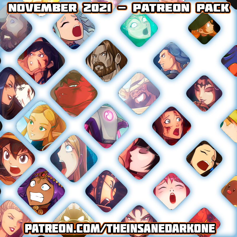 Patreon November 2021 pack now available! by TheInsaneDarkOne on DeviantArt