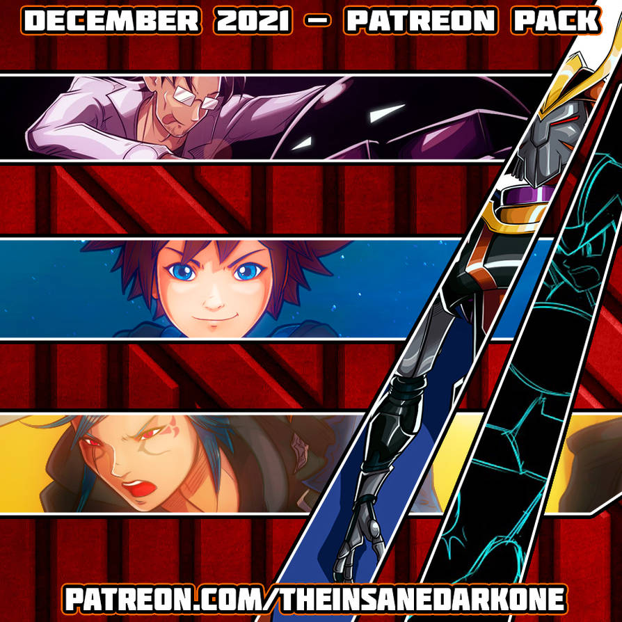Patreon December 2021 pack now available! by TheInsaneDarkOne on DeviantArt