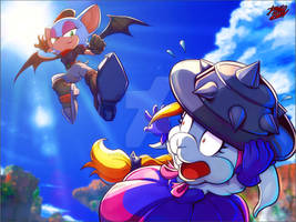 Rouge Dive Kick!