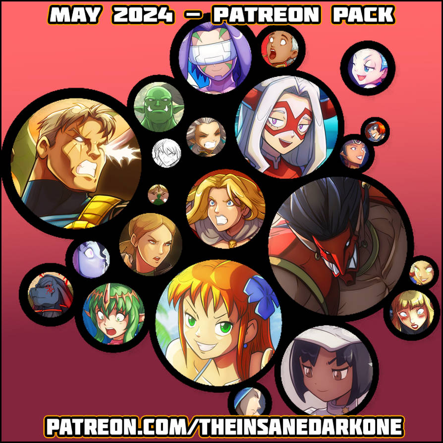 May 2024 pack now available! by TheInsaneDarkOne on DeviantArt