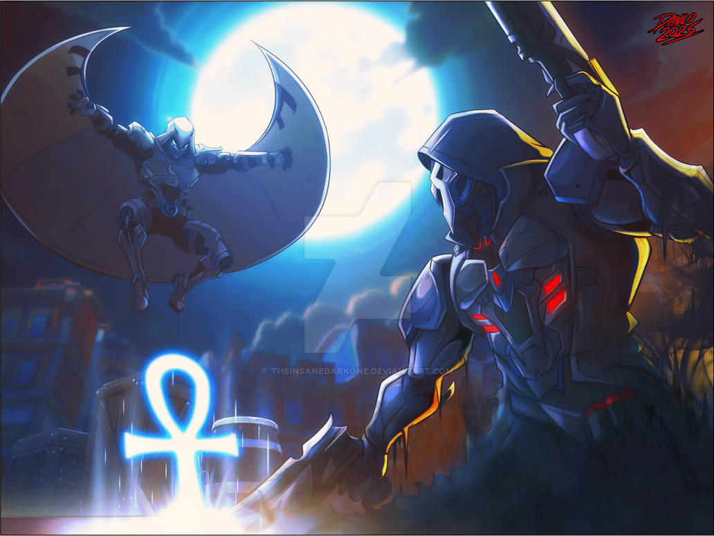 Marvel X Overwatch - Facing your rivals by TheInsaneDarkOne on DeviantArt