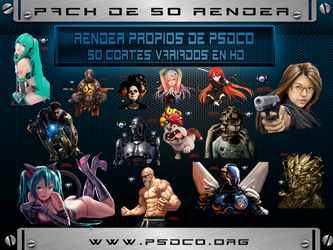 Pack 50 Render PSDCO