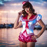 Satin Sissy Shiny Satin Sissy Sailor Suit With Sis