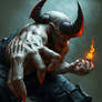 Demon inflict's man with Swollen Wedding Ring unde