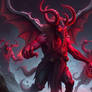Evil Centaur Necromancers with glowing red eyes