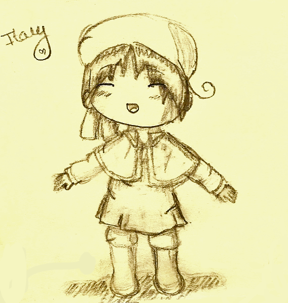 Chibi Italy Sketch - v.1