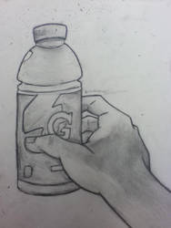 ~gatorade bottle and hand~