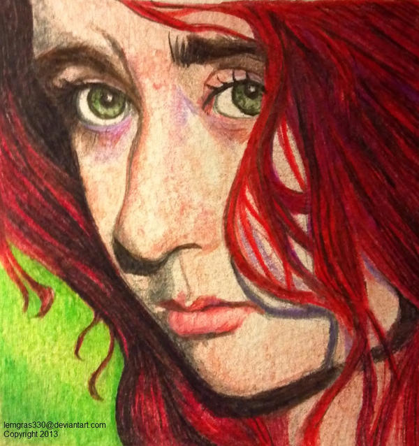 Jen  Colored pencil