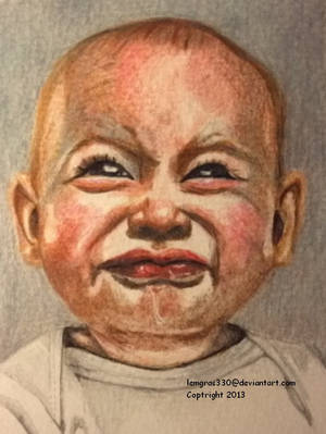 Crying Baby  1  of 4  Colored Pencil by lemgras330