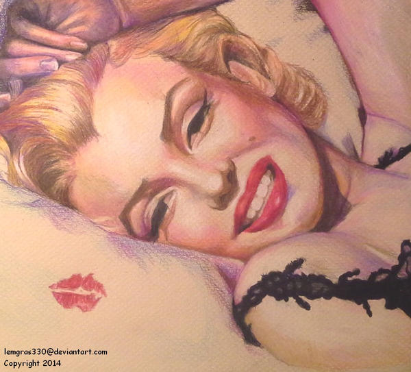 Marilyn Monroe   ~     Colored Pencil