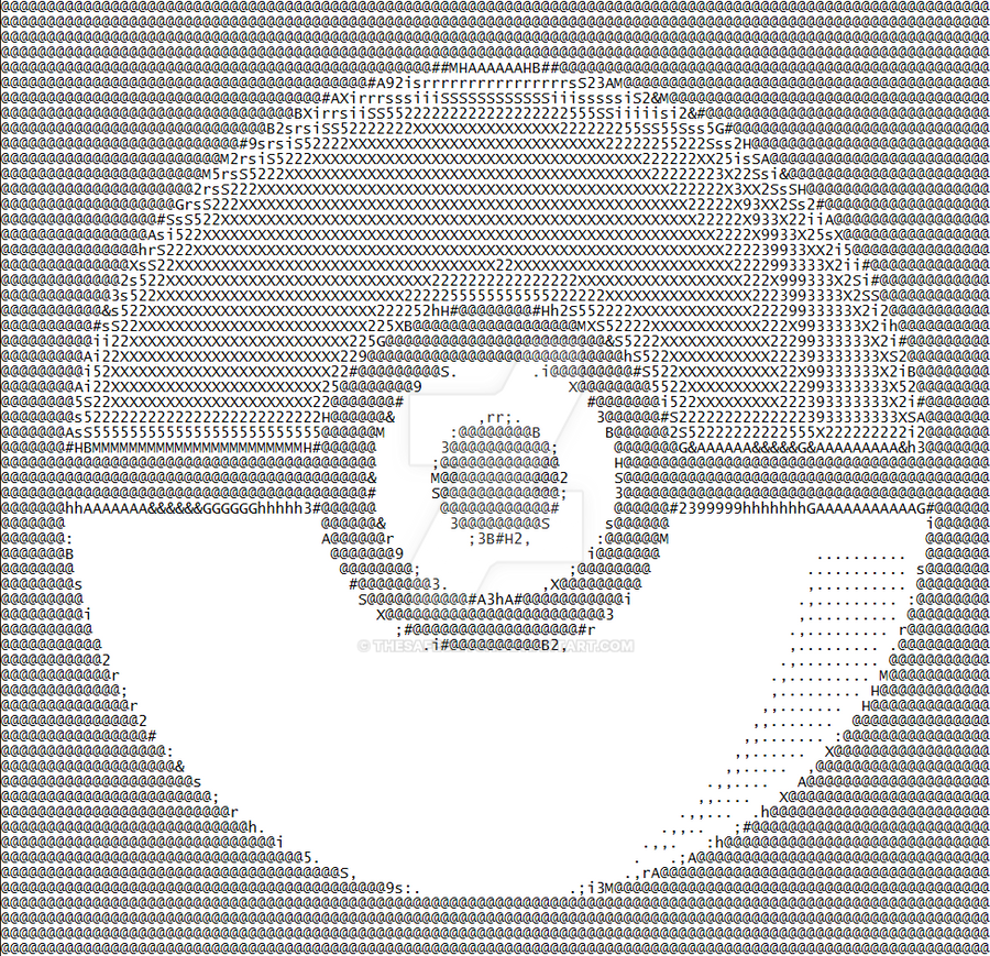 Ascii art 1: Pokeball by TheSafeGlitch on DeviantArt