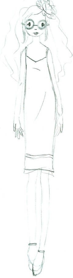 Sketch Knit Dress Spring