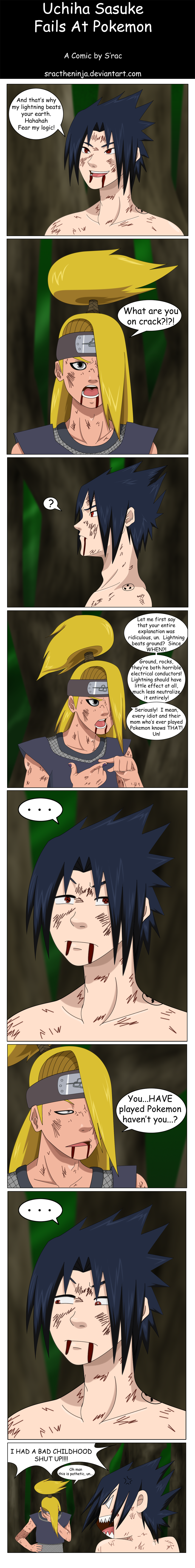 Naruto:Sasuke Fails At Pokemon