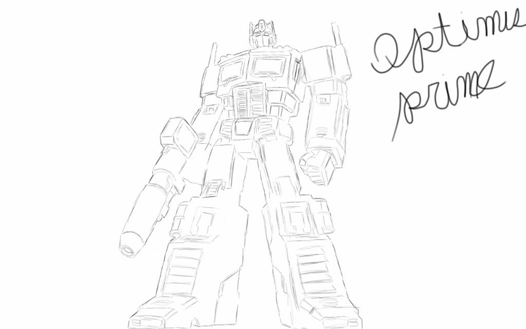 optimus sketch by danny271 on DeviantArt