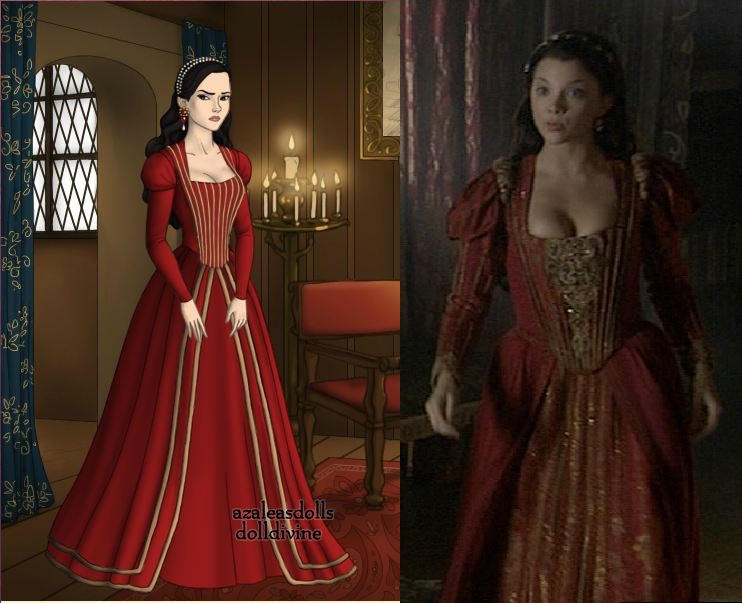 anne boleyn red dress Anne's dark red dress by LadyAquanine73551 on DeviantArt