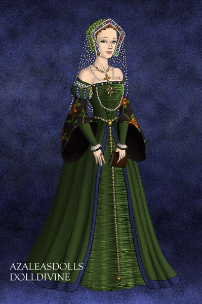 anne boleyn blue dress Tudor Costume